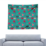 Retro Lollipop Pattern Print Tapestry