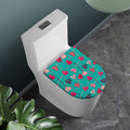 Retro Lollipop Pattern Print Toilet Lid Cover