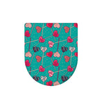 Retro Lollipop Pattern Print Toilet Lid Cover