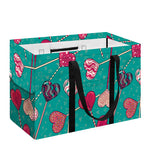 Retro Lollipop Pattern Print Utility Tote Bag