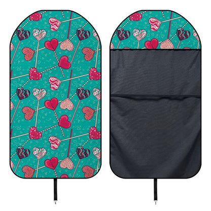 Retro Lollipop Pattern Print Waterproof Car Seat Cover