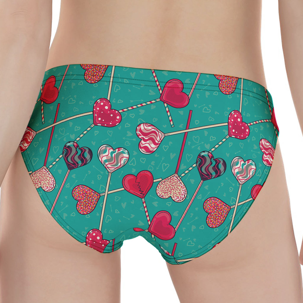 Retro Lollipop Pattern Print Women's Panties