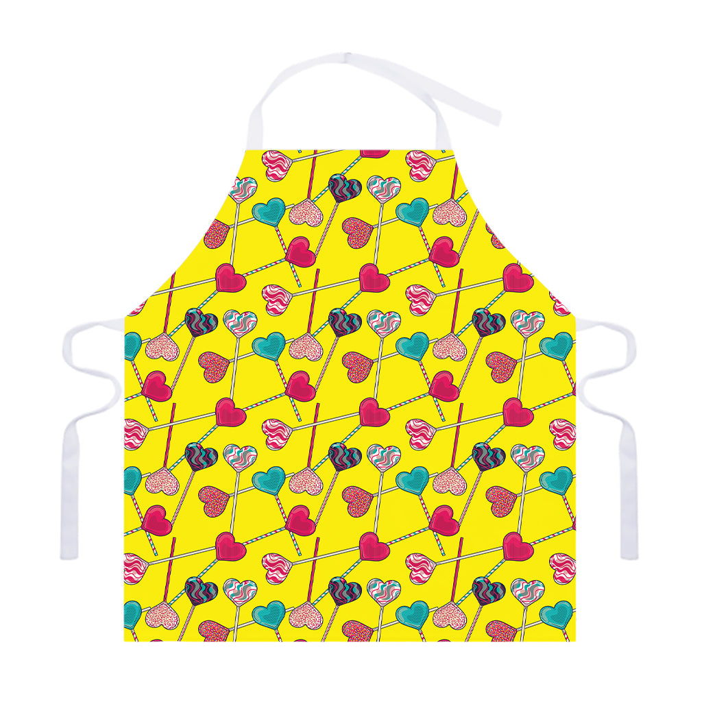 Retro Lollipop Print Adjustable Apron