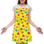 Retro Lollipop Print Adjustable Apron