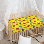 Retro Lollipop Print Baby Crib Sheet
