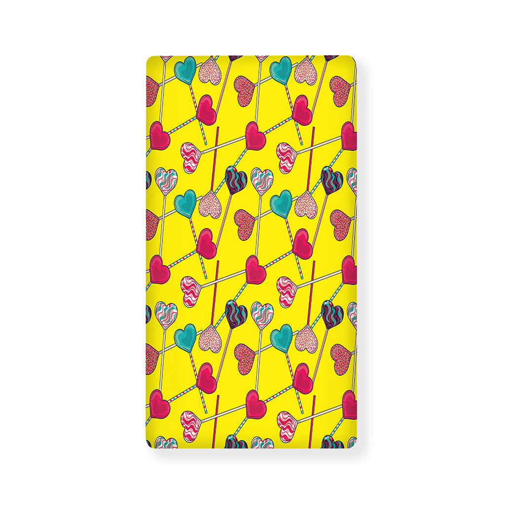 Retro Lollipop Print Baby Crib Sheet