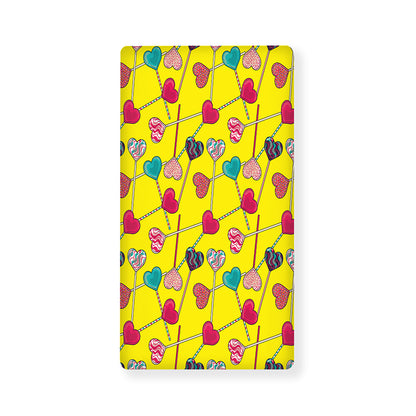 Retro Lollipop Print Baby Crib Sheet