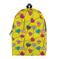 Retro Lollipop Print School Backpack