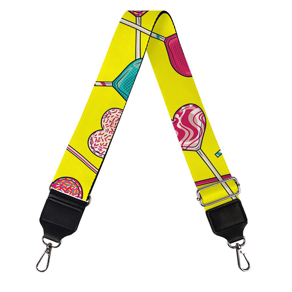 Retro Lollipop Print Bag Strap
