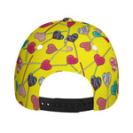 Retro Lollipop Print Baseball Cap