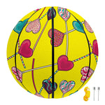 Retro Lollipop Print Basketball