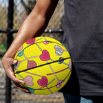 Retro Lollipop Print Basketball