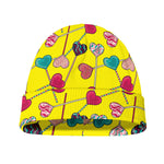 Retro Lollipop Print Beanie