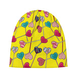 Retro Lollipop Print Beanie
