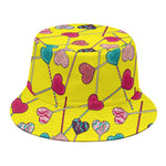 Retro Lollipop Print Bucket Hat