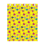 Retro Lollipop Print Curtain