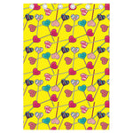 Retro Lollipop Print Curtain
