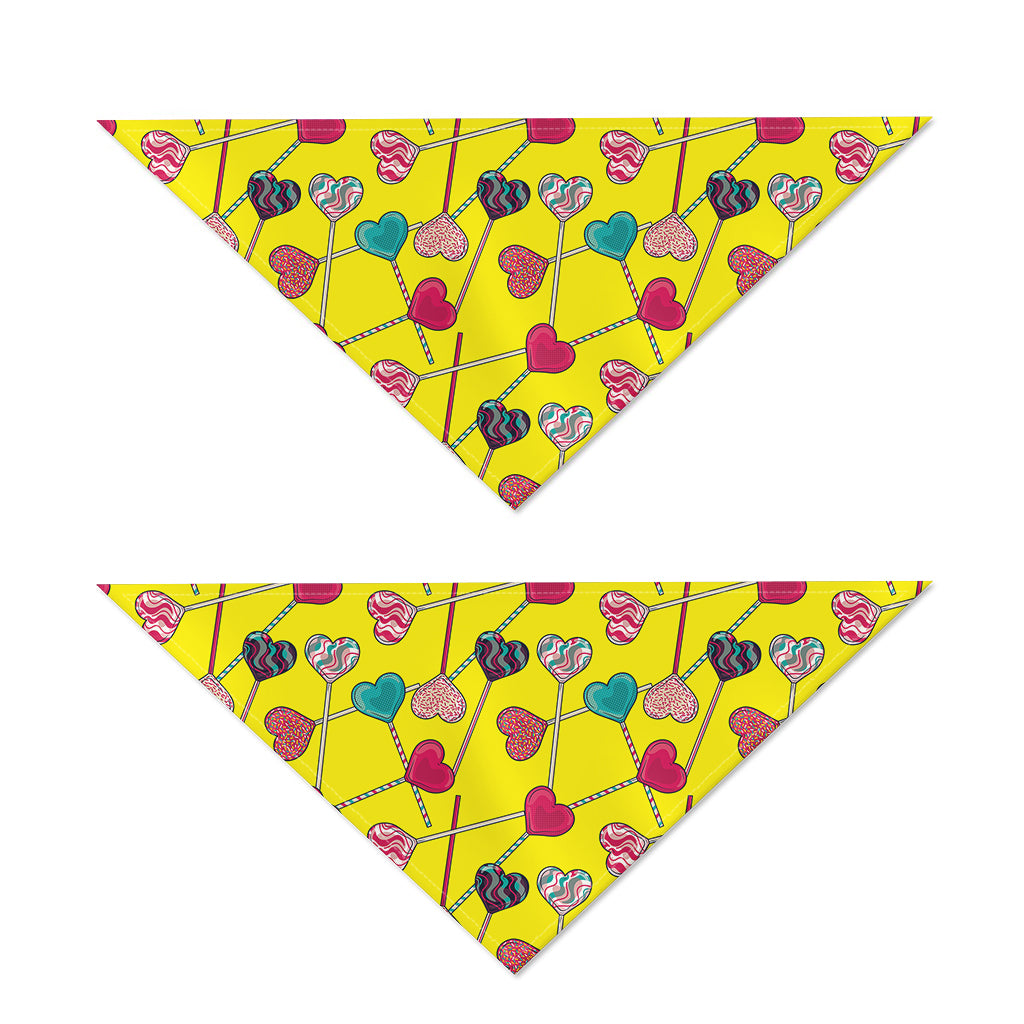 Retro Lollipop Print Dog Bandana
