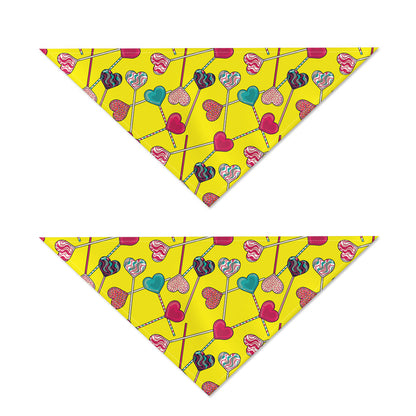 Retro Lollipop Print Dog Bandana