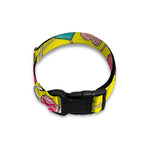 Retro Lollipop Print Dog Collar