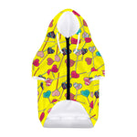 Retro Lollipop Print Dog Zip Up Hoodie
