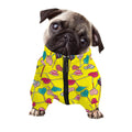 Retro Lollipop Print Dog Zip Up Jacket