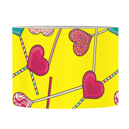 Retro Lollipop Print Drum Lamp Shade