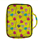 Retro Lollipop Print Front Pocket Bible Bag