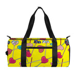 Retro Lollipop Print Gym Bag