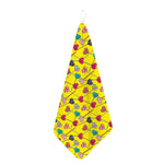 Retro Lollipop Print Hand Towel