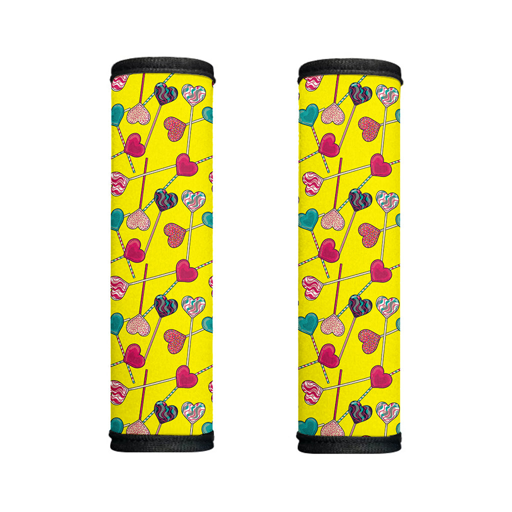 Retro Lollipop Print Handle Covers