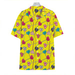 Retro Lollipop Print Hawaiian Shirt