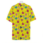 Retro Lollipop Print Hawaiian Shirt