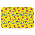 Retro Lollipop Print Indoor Door Mat