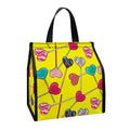 Retro Lollipop Print Insulated Lunch Tote