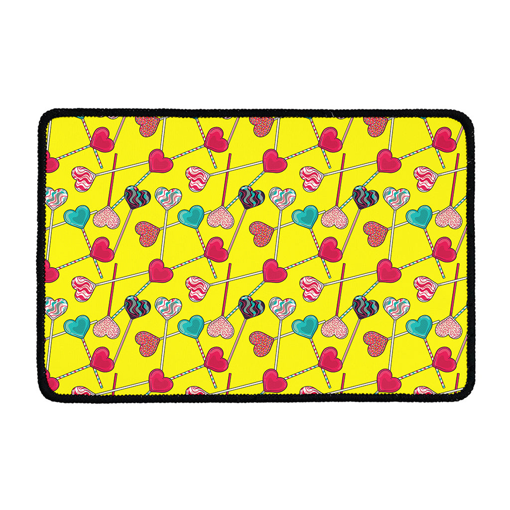 Retro Lollipop Print Kitchen Mat