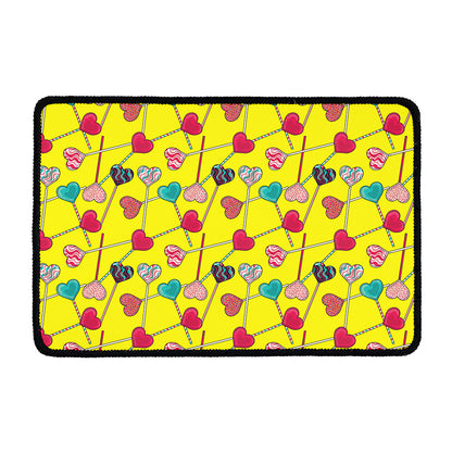Retro Lollipop Print Kitchen Mat