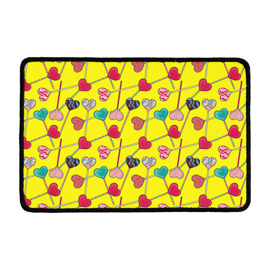Retro Lollipop Print Kitchen Mat