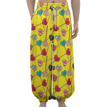 Retro Lollipop Print Lantern Pants