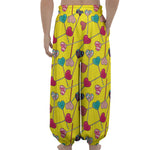 Retro Lollipop Print Lantern Pants
