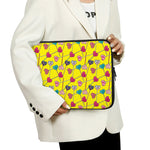 Retro Lollipop Print Laptop Sleeve