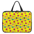 Retro Lollipop Print Laptop Sleeve With Handle