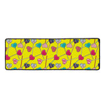 Retro Lollipop Print Long Kitchen Mat