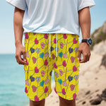Retro Lollipop Print Men's Cargo Shorts