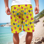 Retro Lollipop Print Men's Cargo Shorts