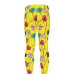 Retro Lollipop Print Men's leggings