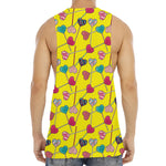 Retro Lollipop Print Men's Muscle Tank Top