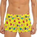 Retro Lollipop Print Men's Short Boxer Briefs