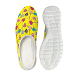 Retro Lollipop Print Mesh Casual Shoes