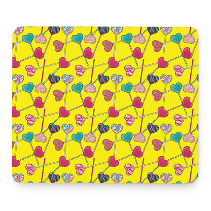 Retro Lollipop Print Mouse Pad